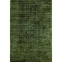 Large Area Rug Hand Woven - Green, Viscose