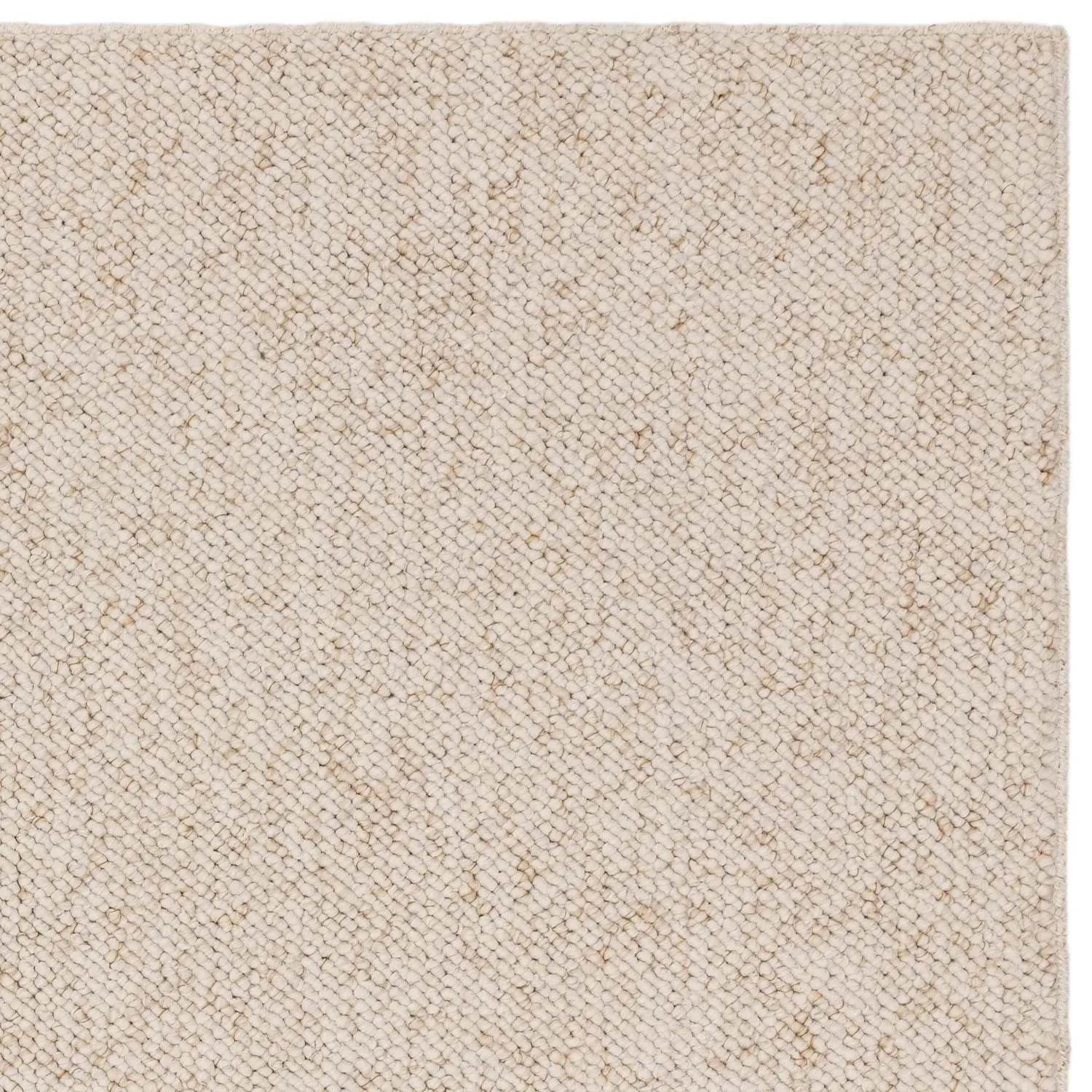 Large Bobble Rug - White, Polyester