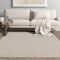 Large Bobble Rug - White, Polyester