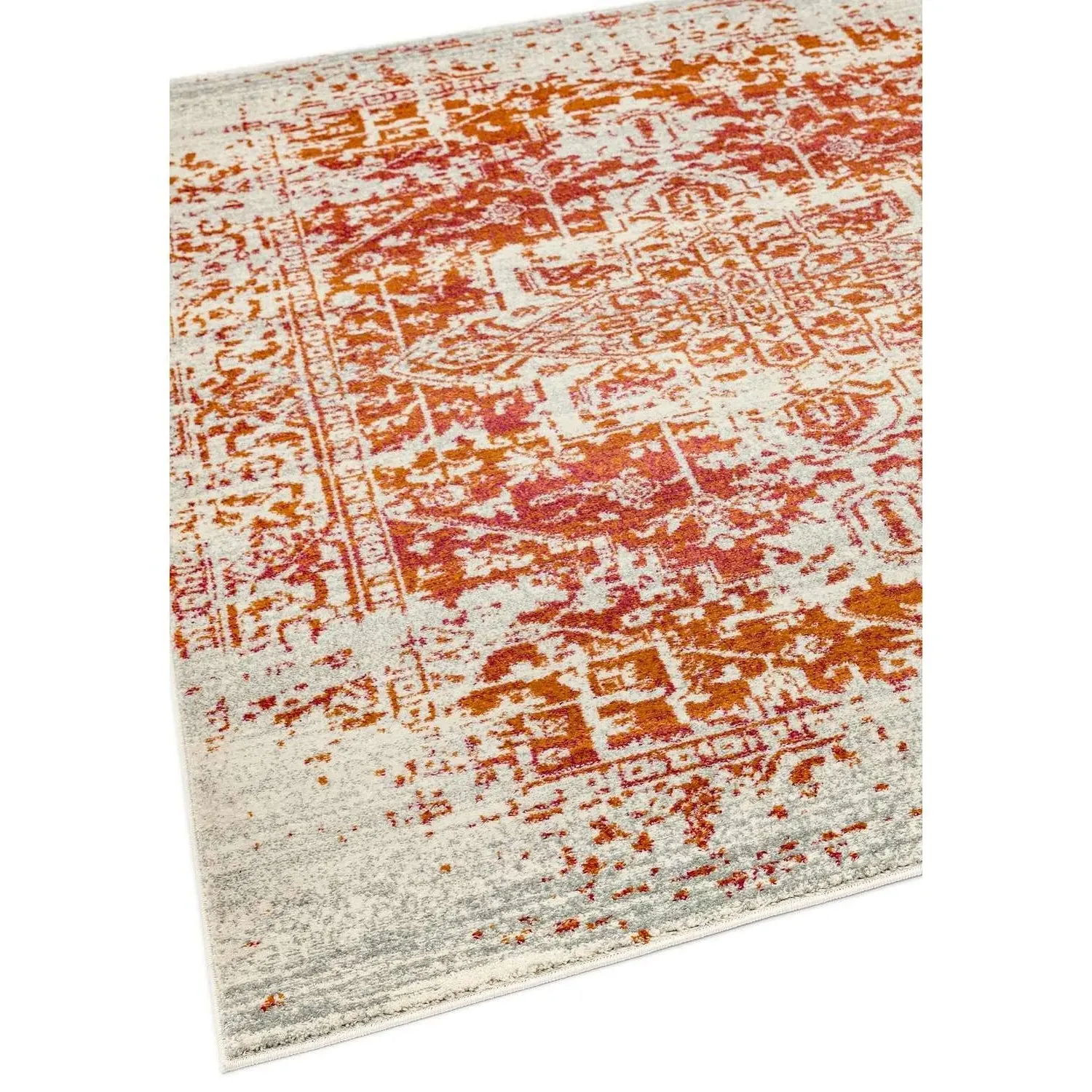 Large Persian Rug - Orange, Polypropylene