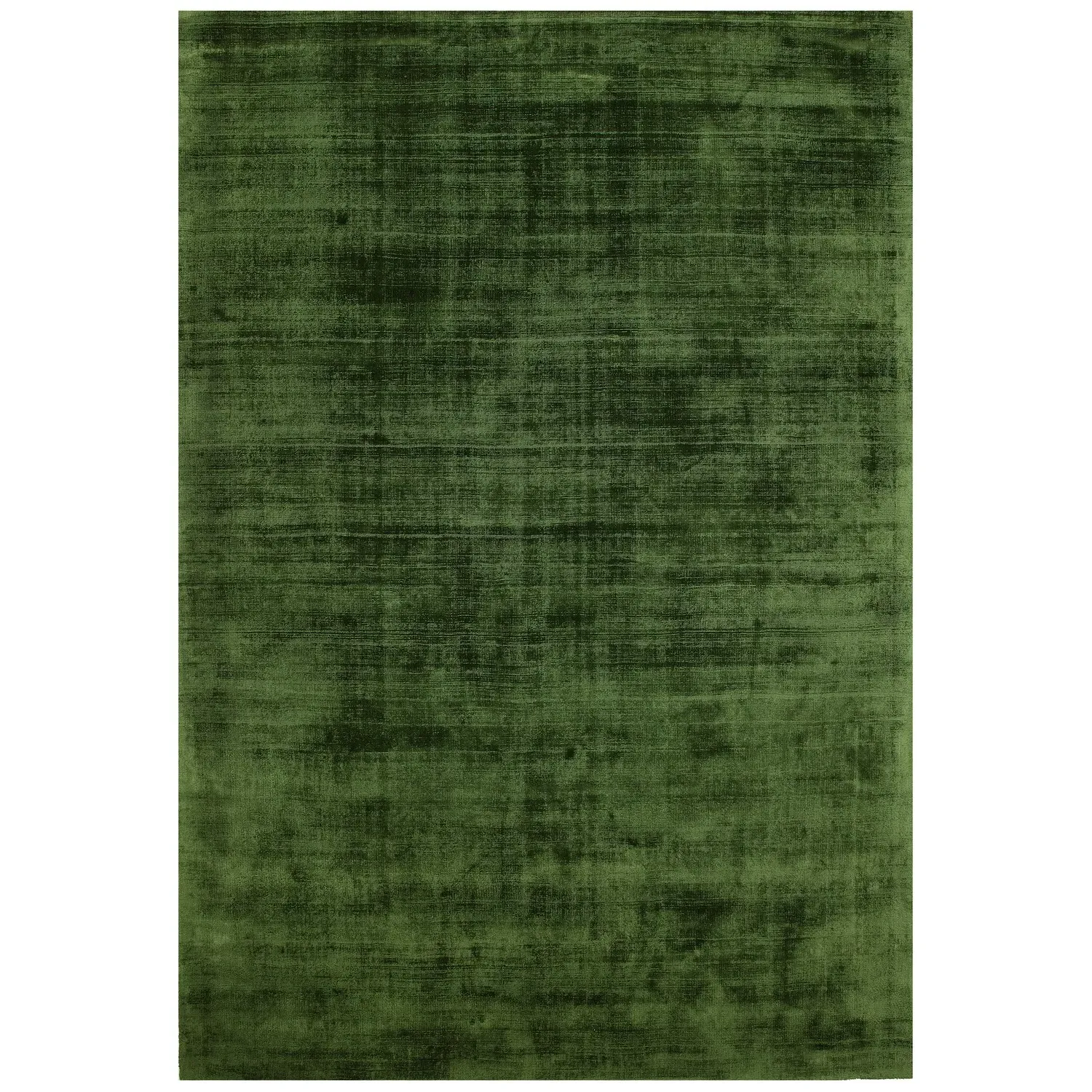 Large Rectangular Rug - Green, Viscose
