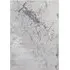 Large Rug with Marble Effect - Silver, Polyester