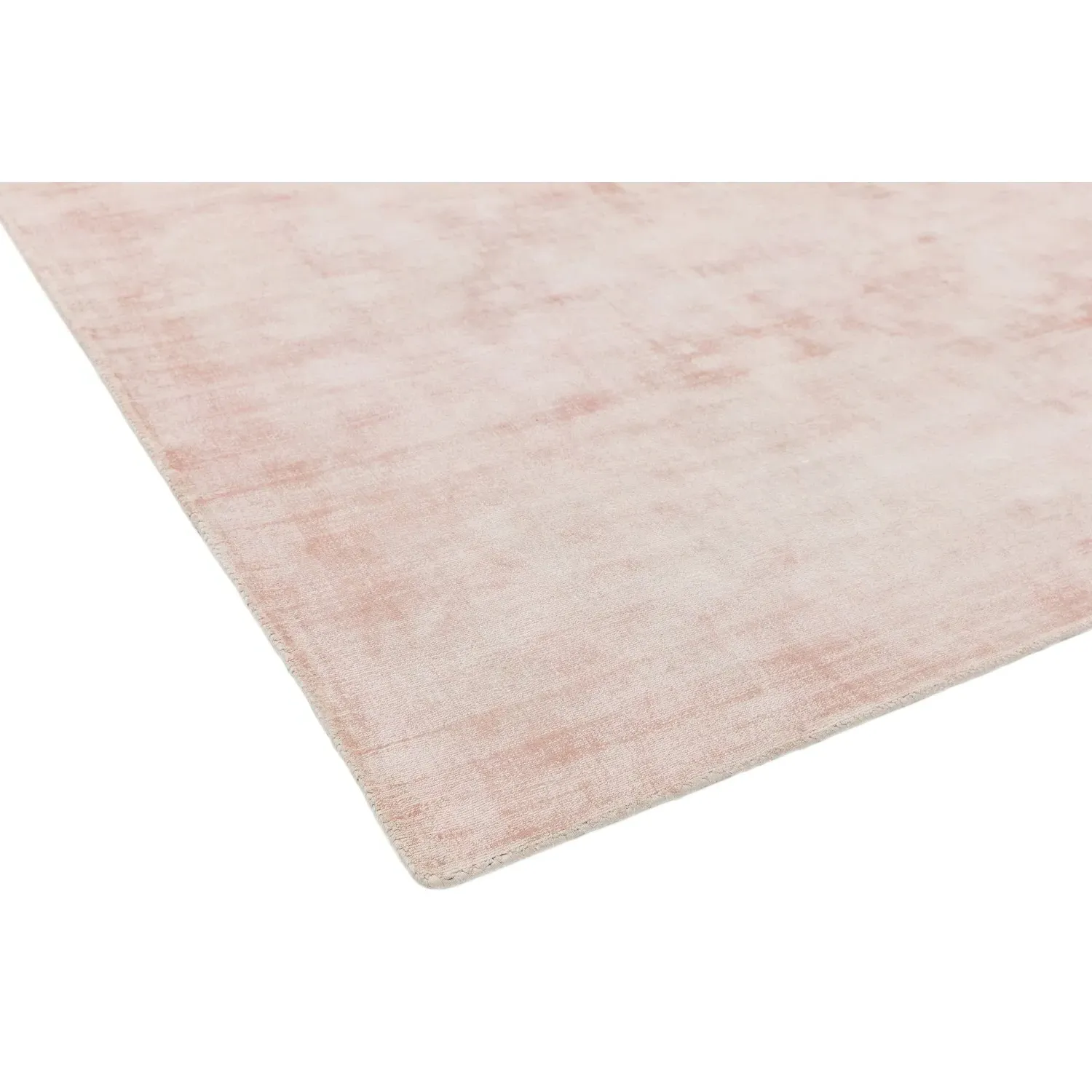 Rectangular Rug Hand-Woven - Pink, Viscose