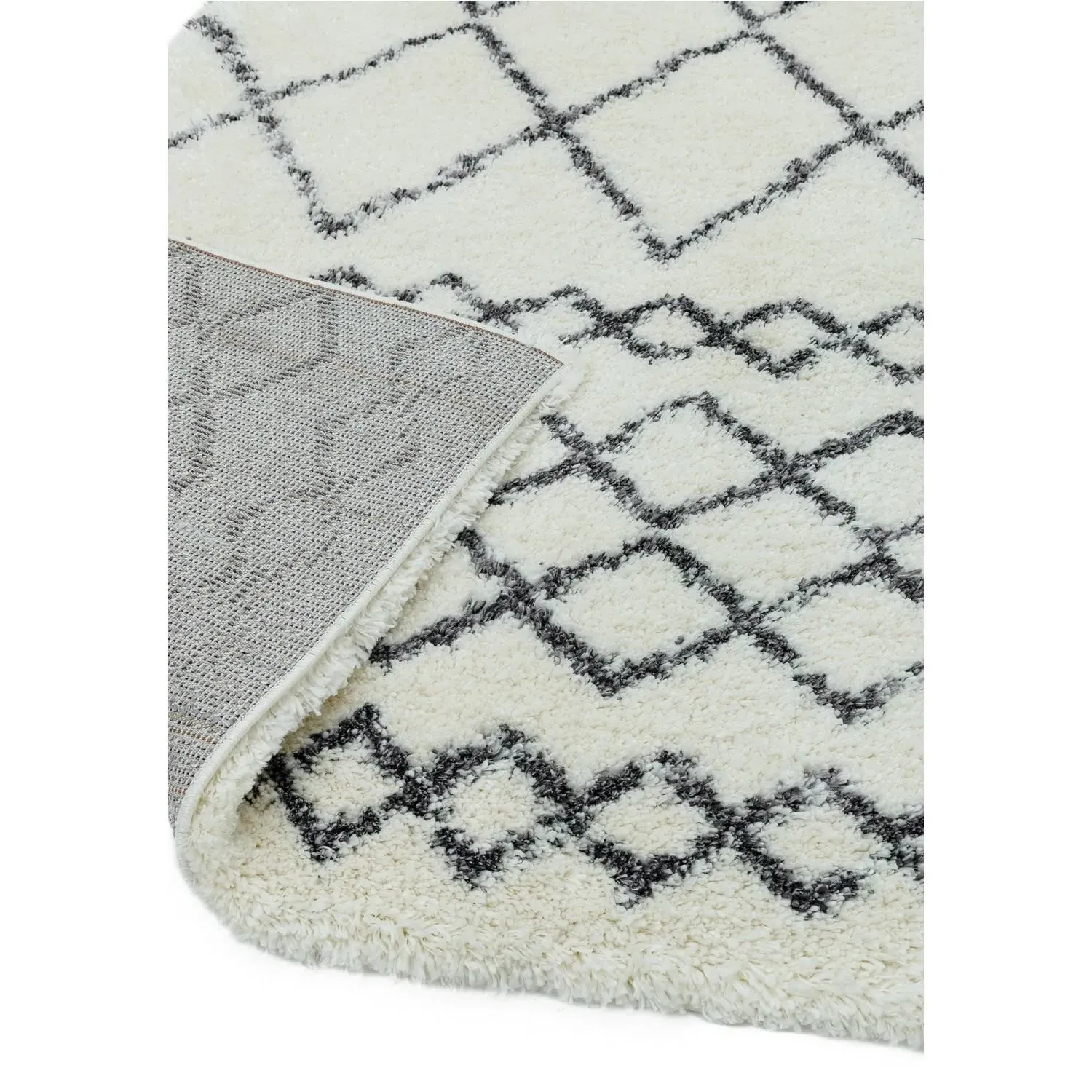Runner Rug Moroccan Style - Cream, Polypropylene