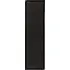 Runner Rug with Cotton Border - Black, Sisal
