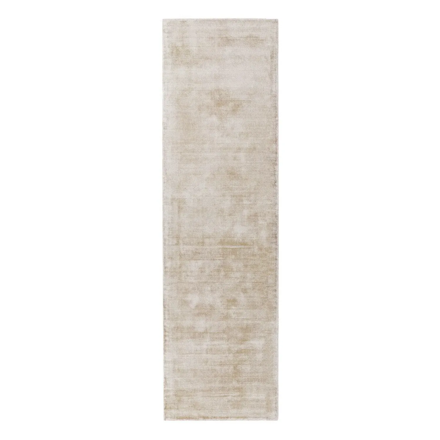 Runner Rug with Distressed Effect - Cream, Viscose