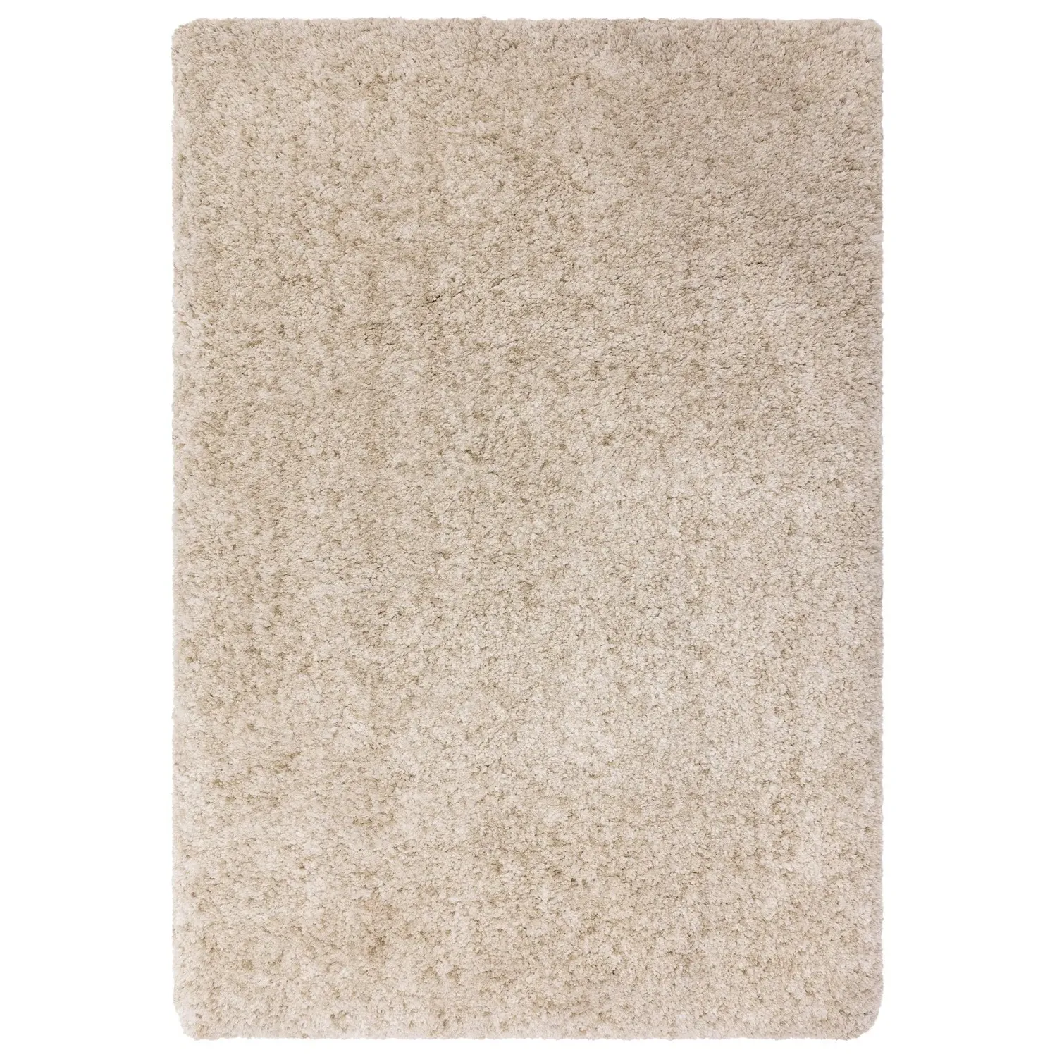Shaggy Area Rug with High Pile - Beige, Microfibre image