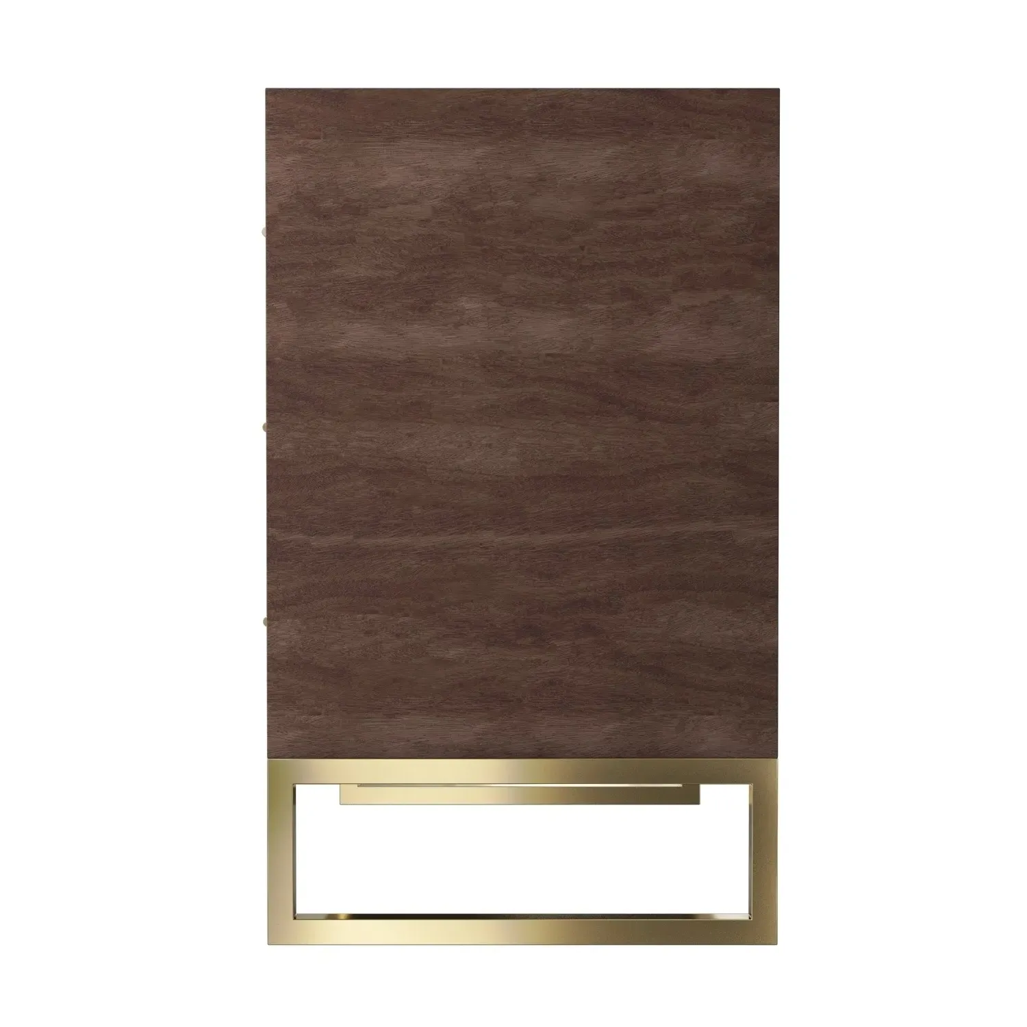 3-Drawer Chest with Legs - Walnut, Mango Wood