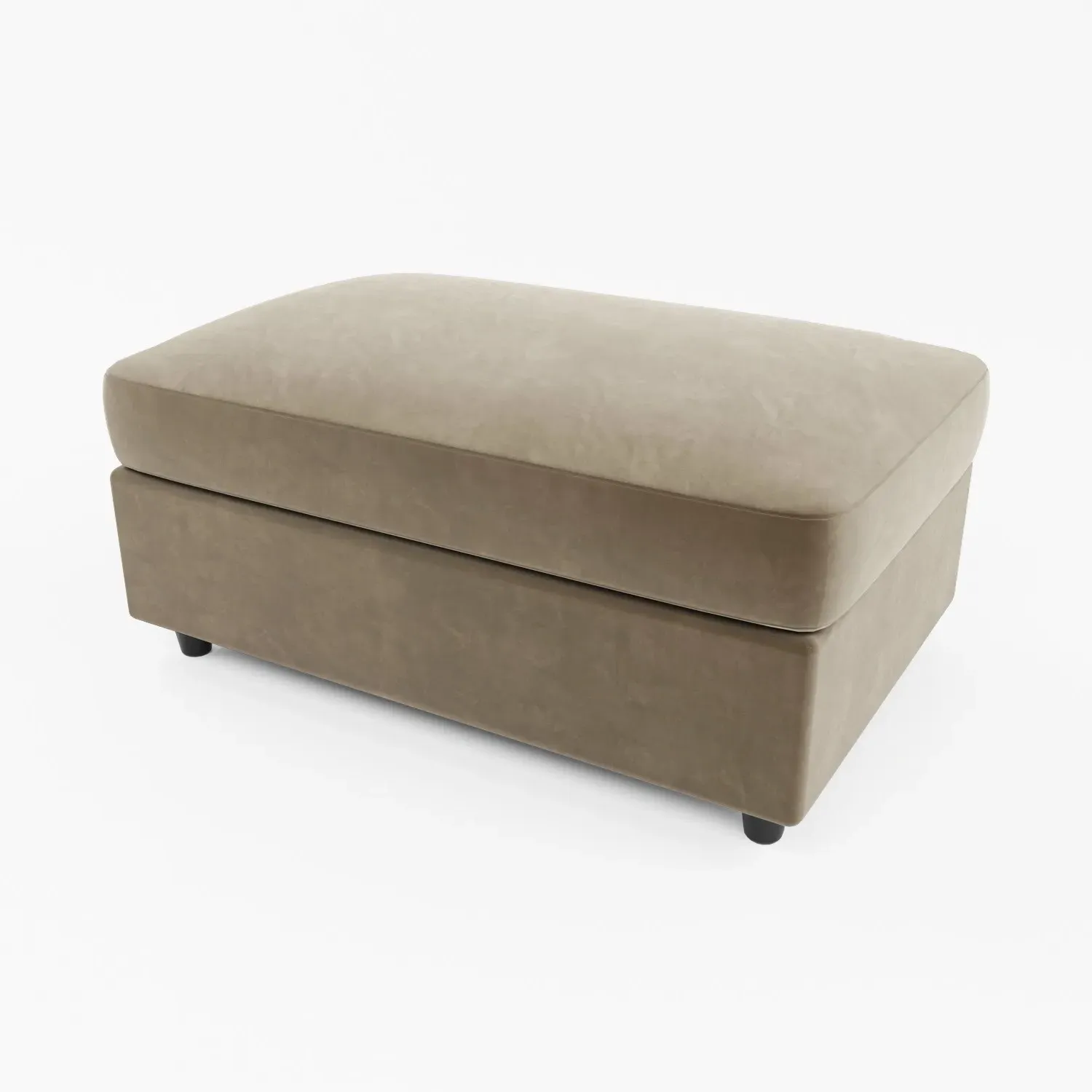 L-Shaped Corner Sofa Set with Chaise - Mink, Velvet