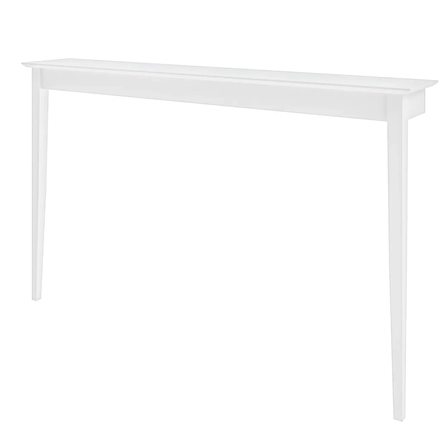 Large Wall Mounted Console Table - White, Wood
