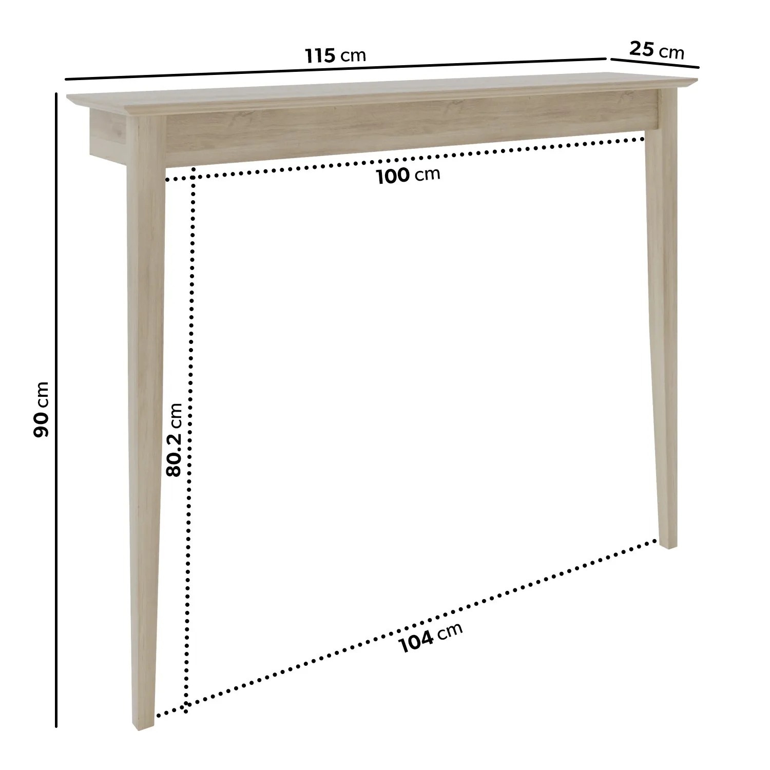 Small Radiator Cover Unfinished - Brown, MDF