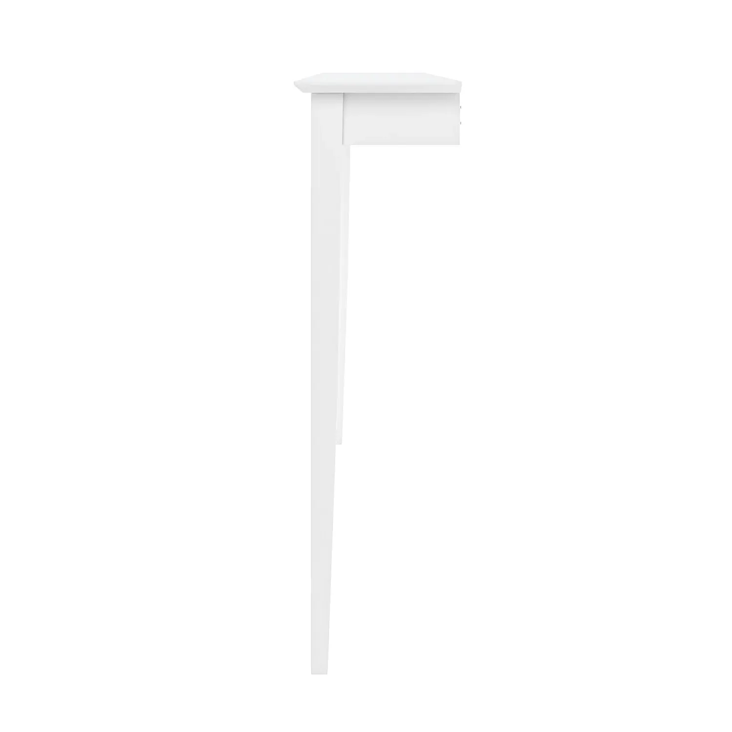 Small Wall Mounted Console Table - White, Wood