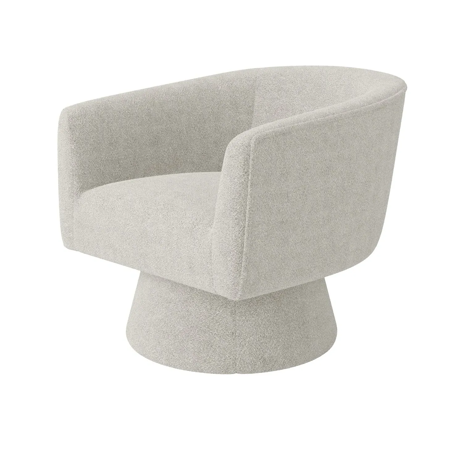 Swivel Nursing Chair with 360° Rotation - Beige