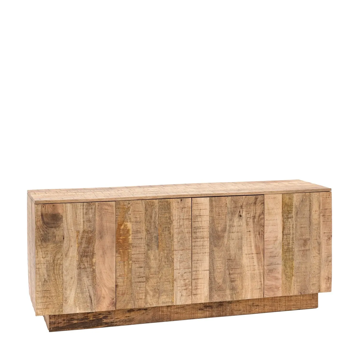 4-Door Sideboard with Storage - Brown, Mango Wood