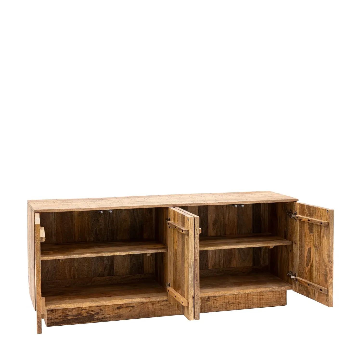 4-Door Sideboard with Storage - Brown, Mango Wood