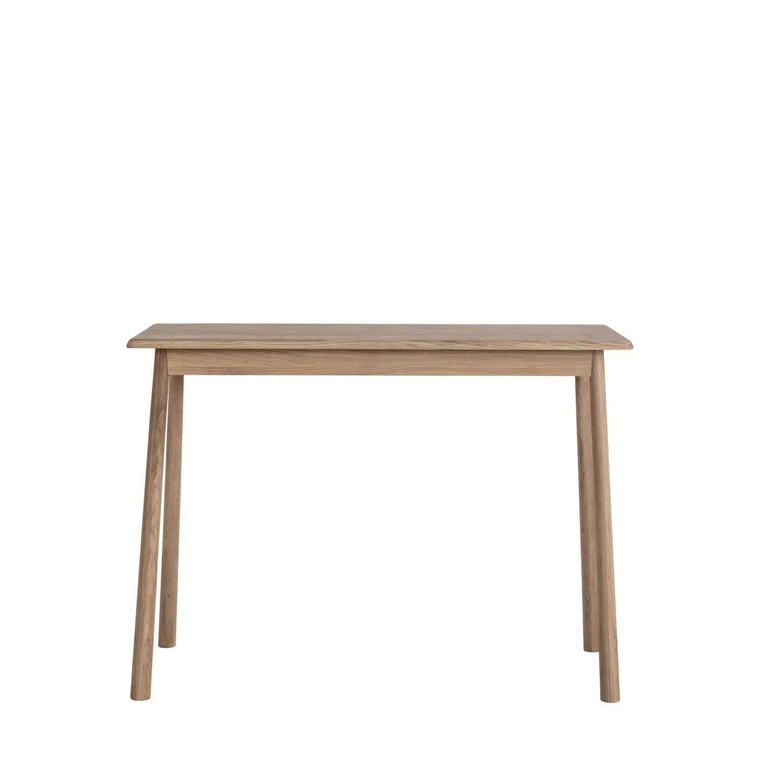 Console Table with Tapered Legs - Brown, Oak
