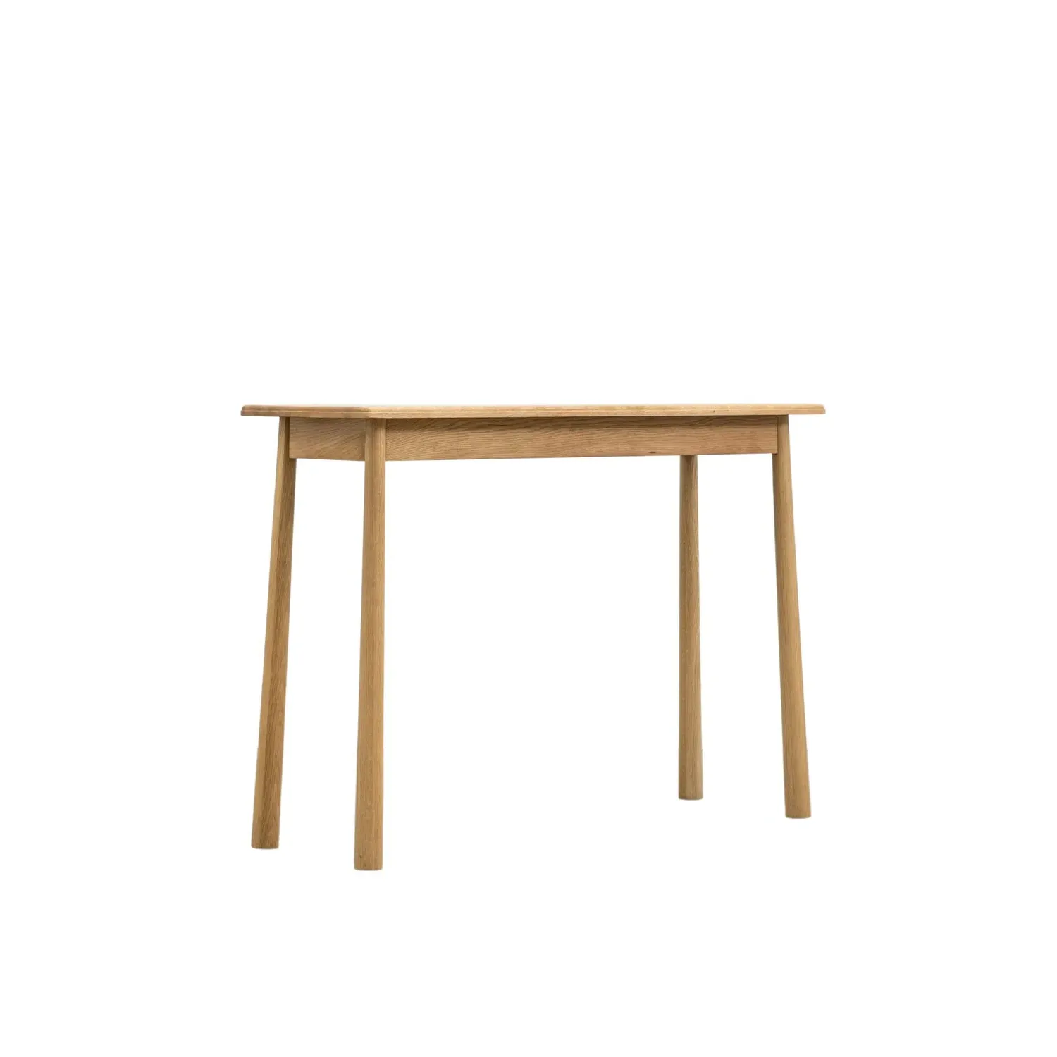 Console Table with Tapered Legs - Brown, Oak