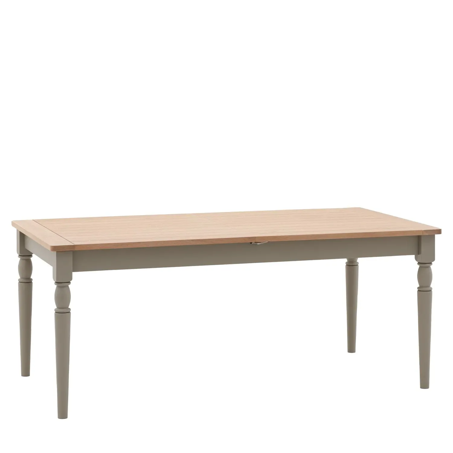 Extendable Dining Table - Green, Oak
