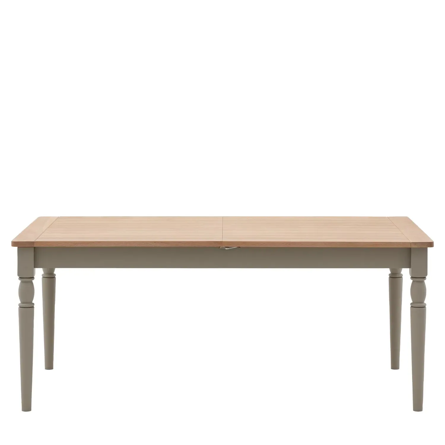 Extendable Dining Table - Green, Oak image