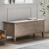 Farmhouse Bench with Storage - Brown, Mindy Wood