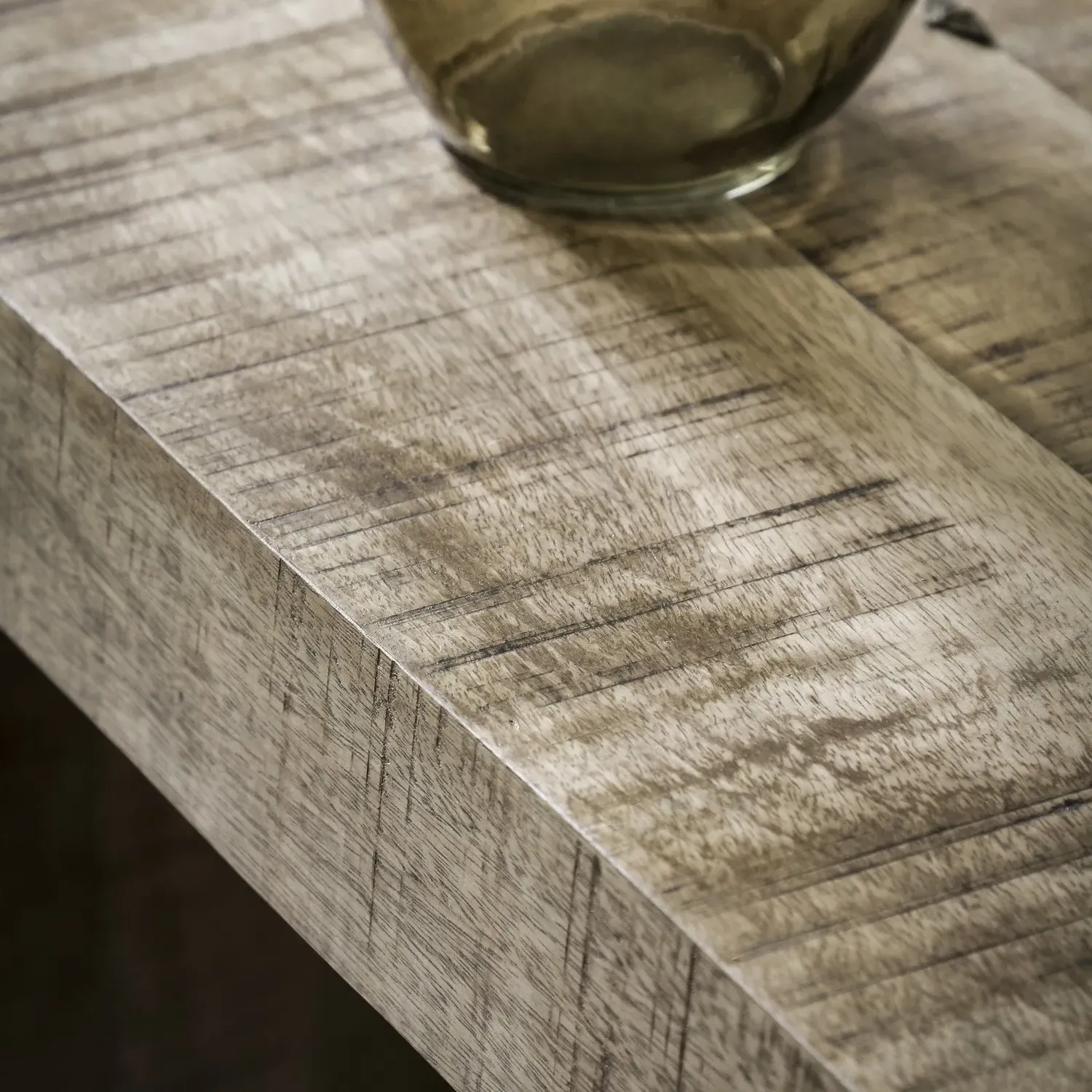 Large Console Table - Brown, Mango Wood