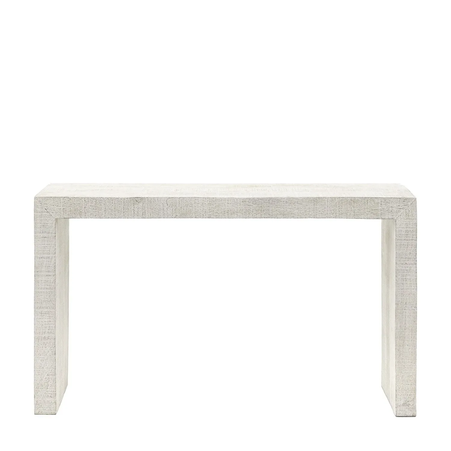 Large Console Table - White, Mango Wood