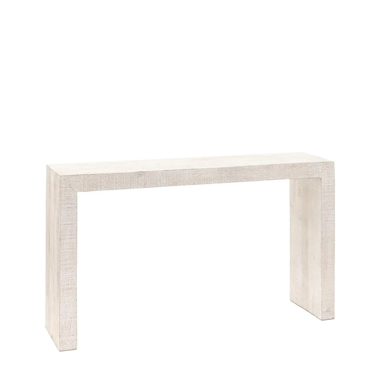 Large Console Table - White, Mango Wood