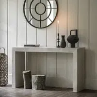 Large Console Table - White, Mango Wood