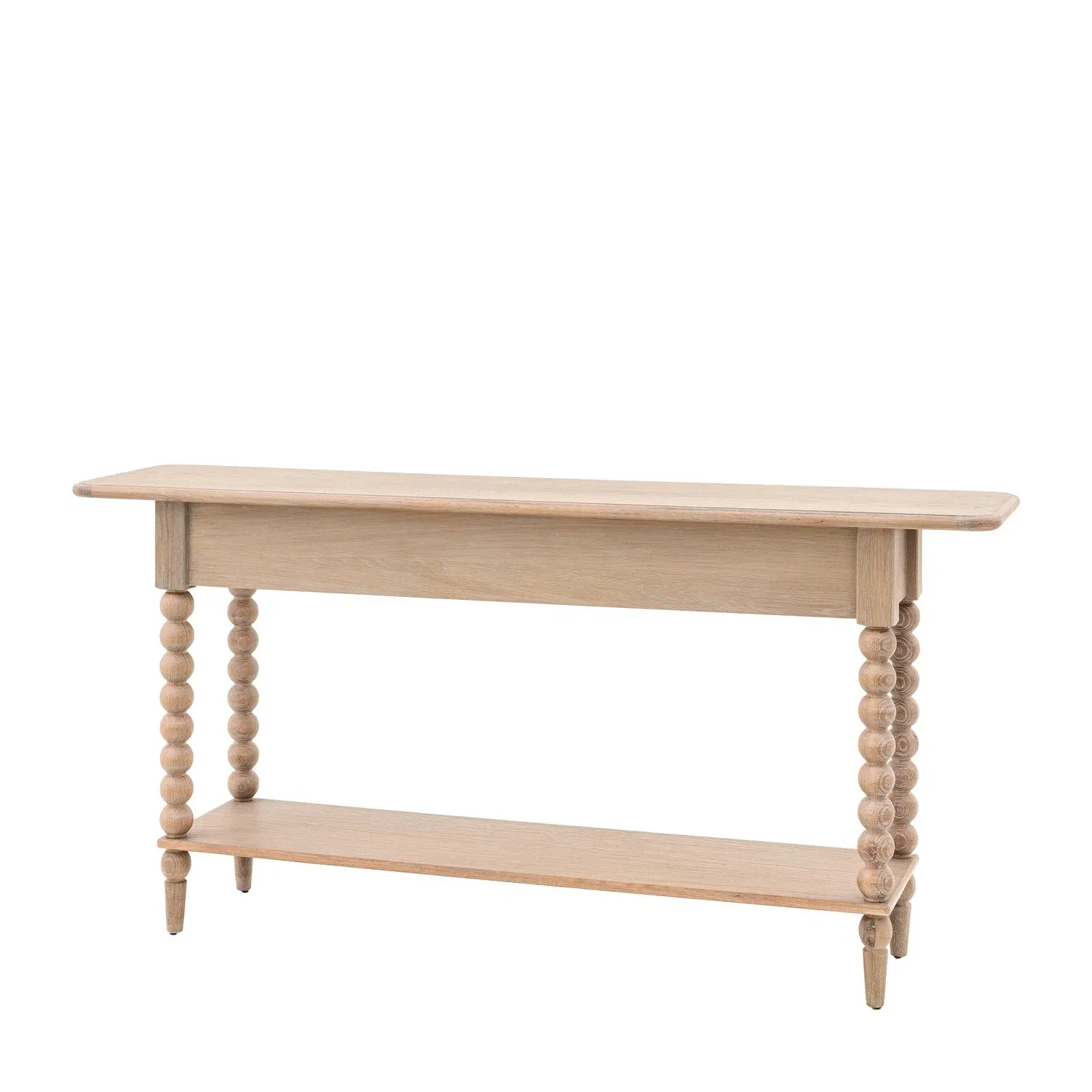 Large Console Table with 2 Drawers - Brown, Oak
