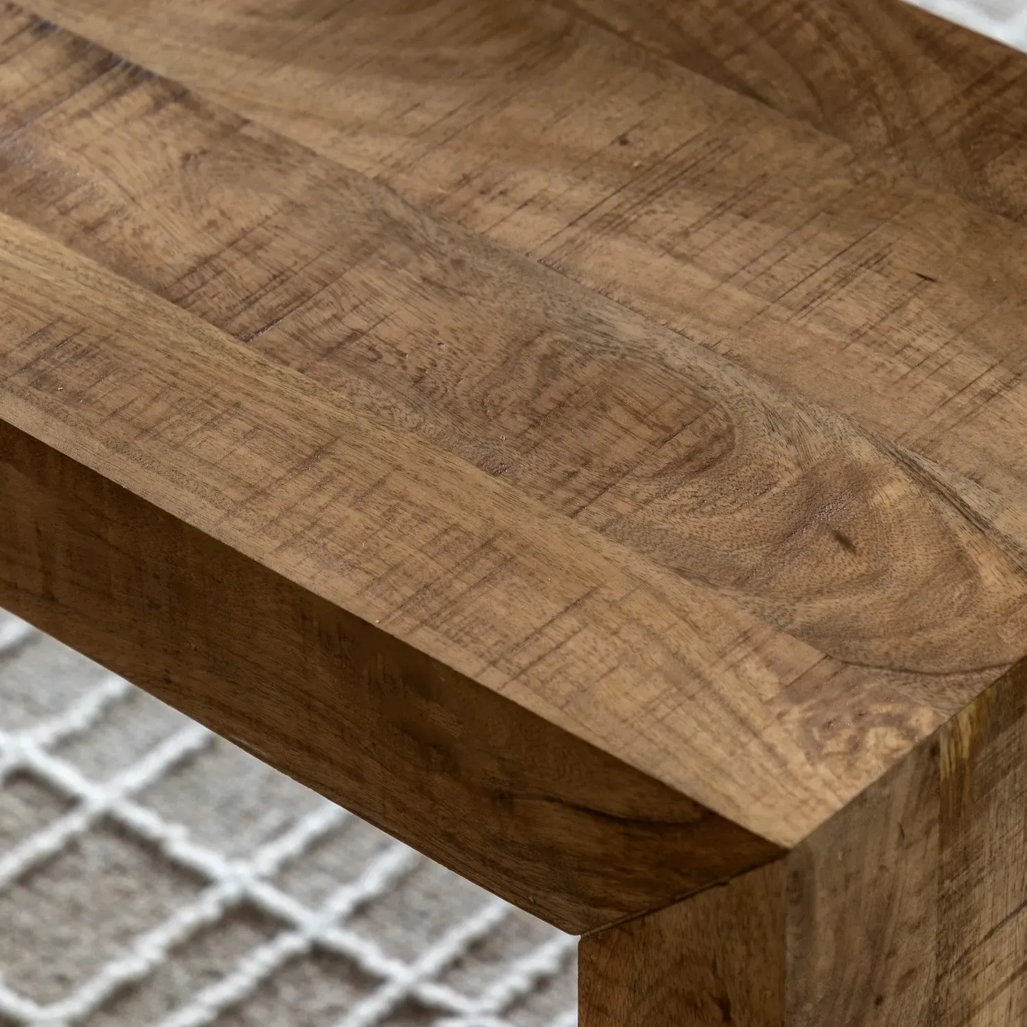 Large Dining Bench Seats 2-3 - Brown, Mango Wood