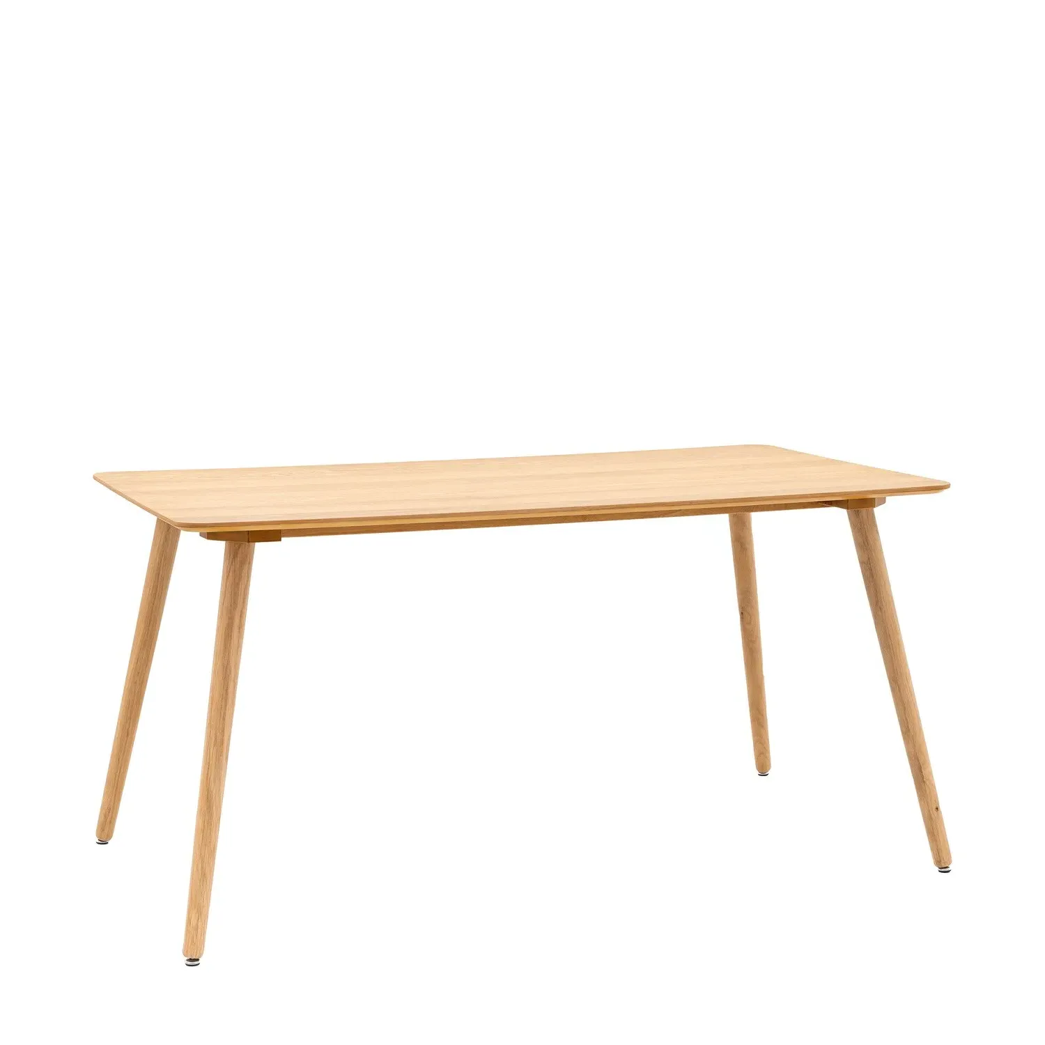 Large Dining Table - Brown, Oak Veneer