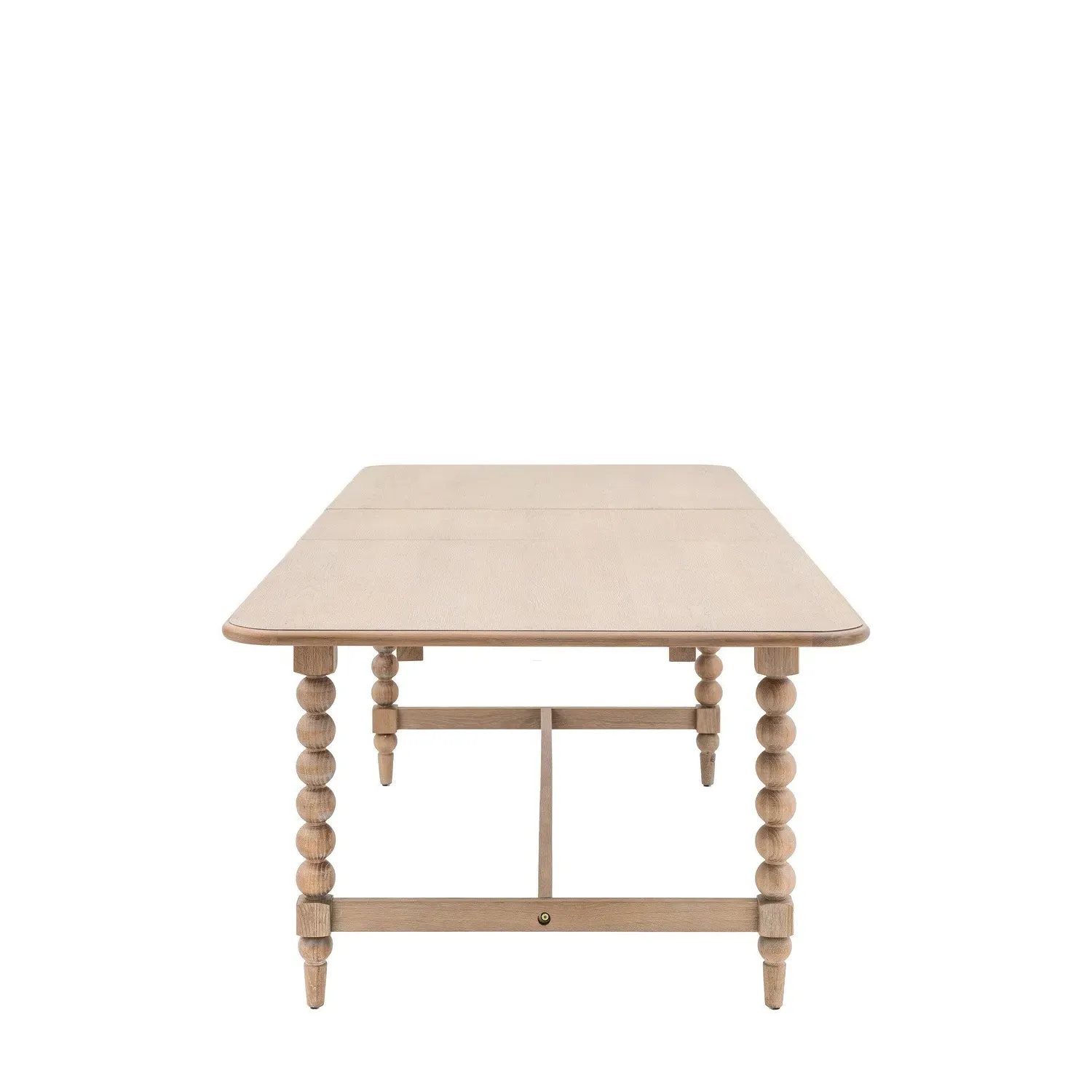 Large Extendable Dining Table - Brown, Oak