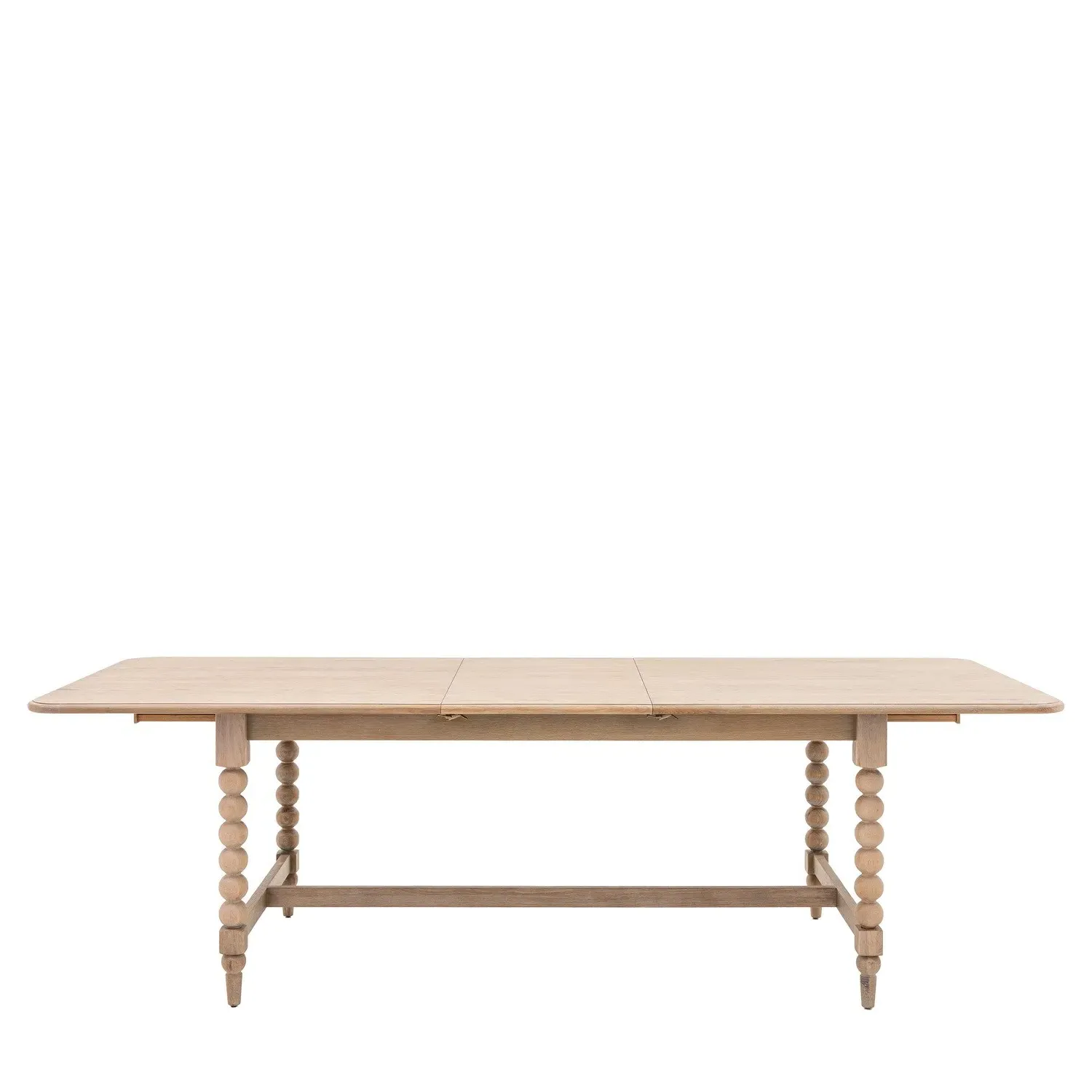 Large Extendable Dining Table - Brown, Oak