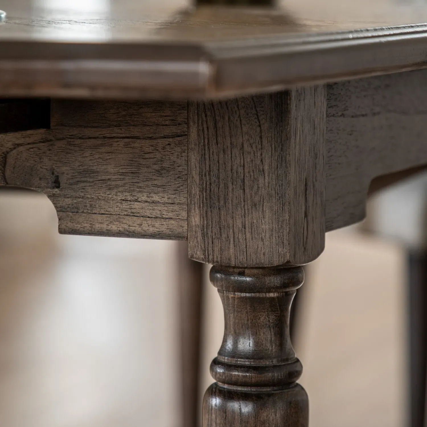 Large Extendable Dining Table - Brown, Wood