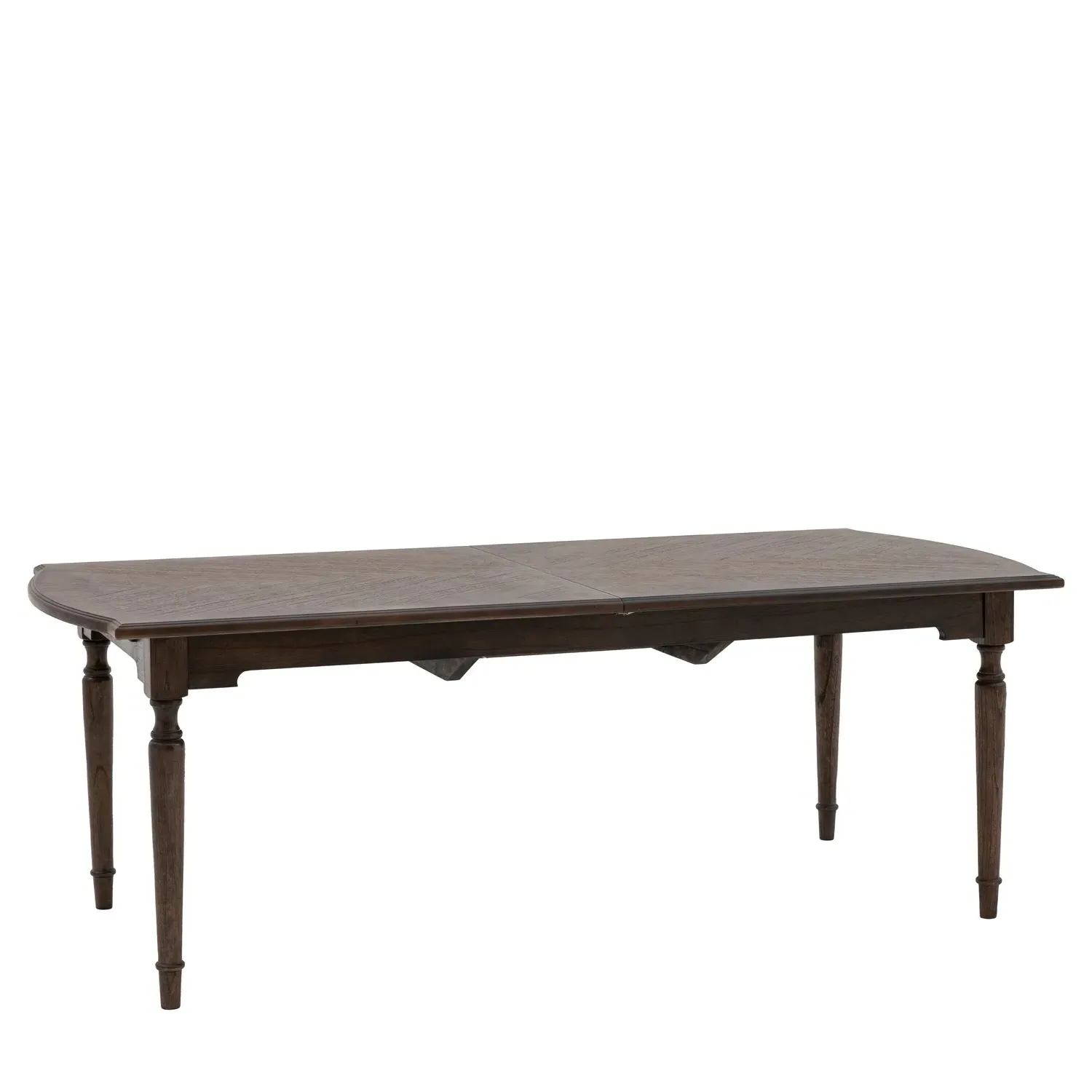 Large Extendable Dining Table - Brown, Wood