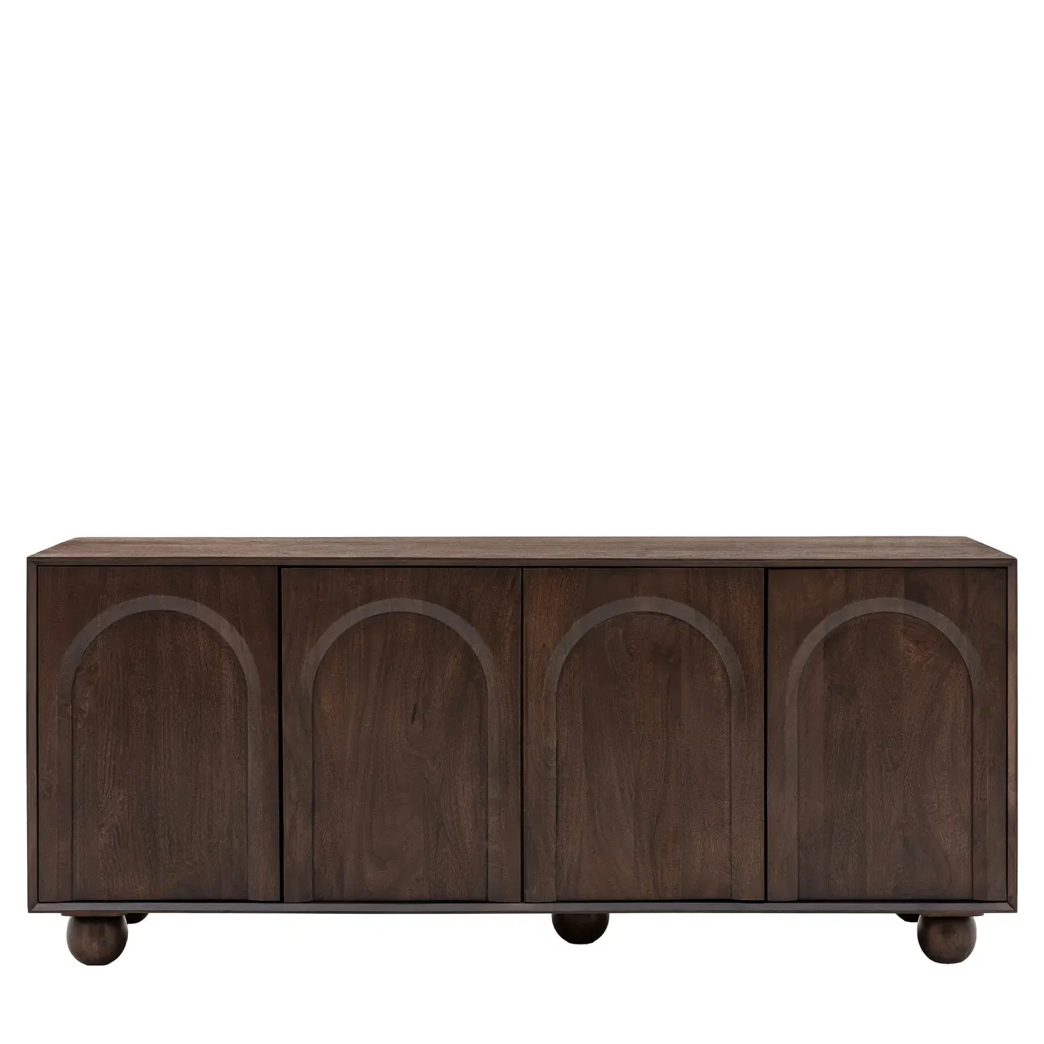 Large Sideboard with Ball Feet - Brown, Mango Wood