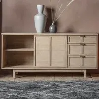 Large Sideboard with Drawers - Brown, Wood
