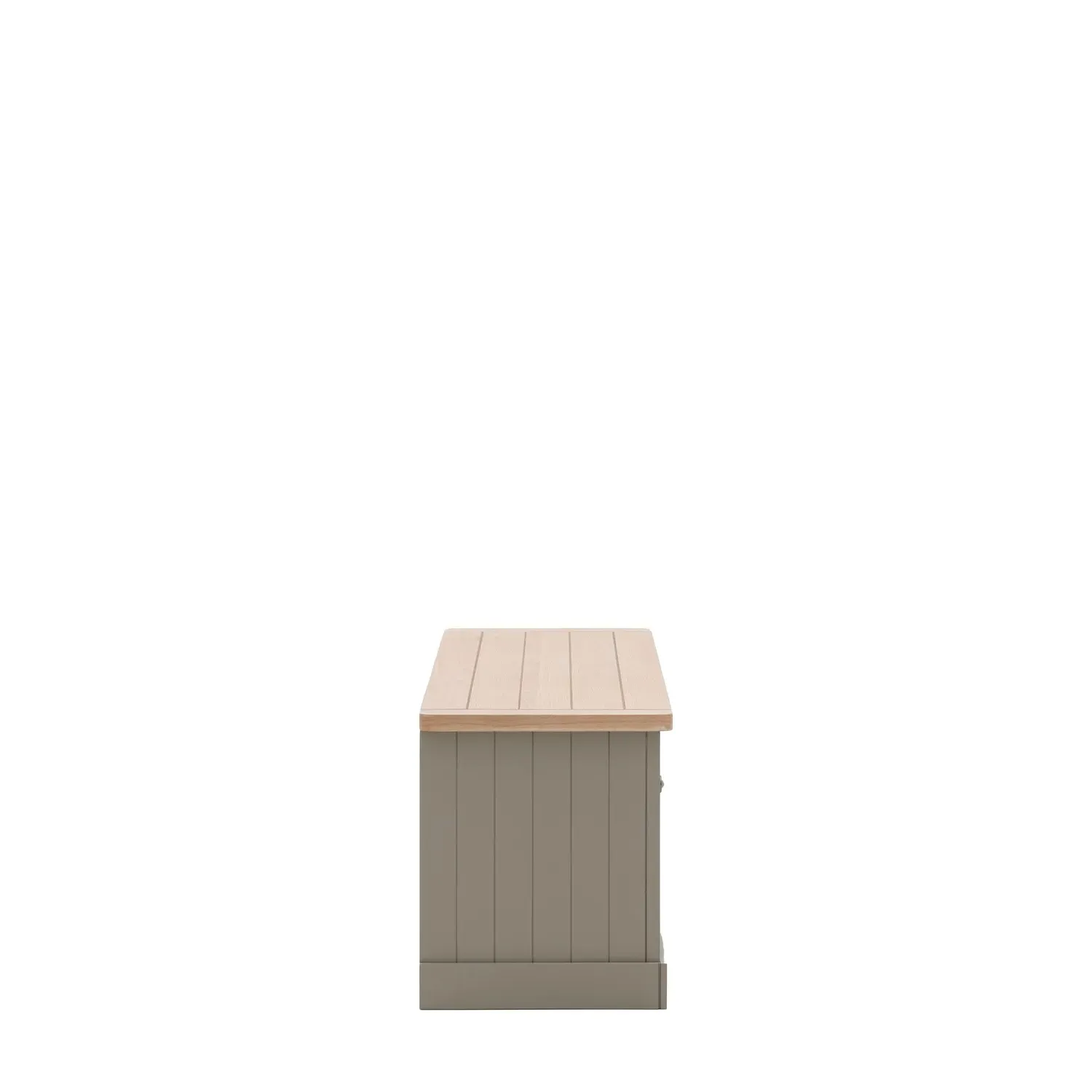 Large TV Stand with Storage - Sage Green, Oak