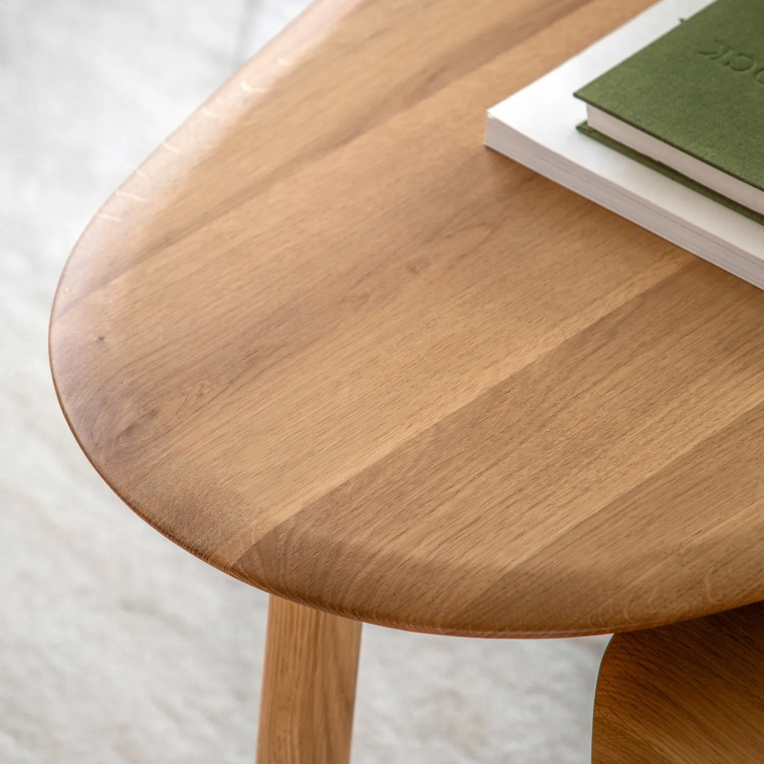 Nest of 2 Coffee Tables with Nesting - Brown, Oak