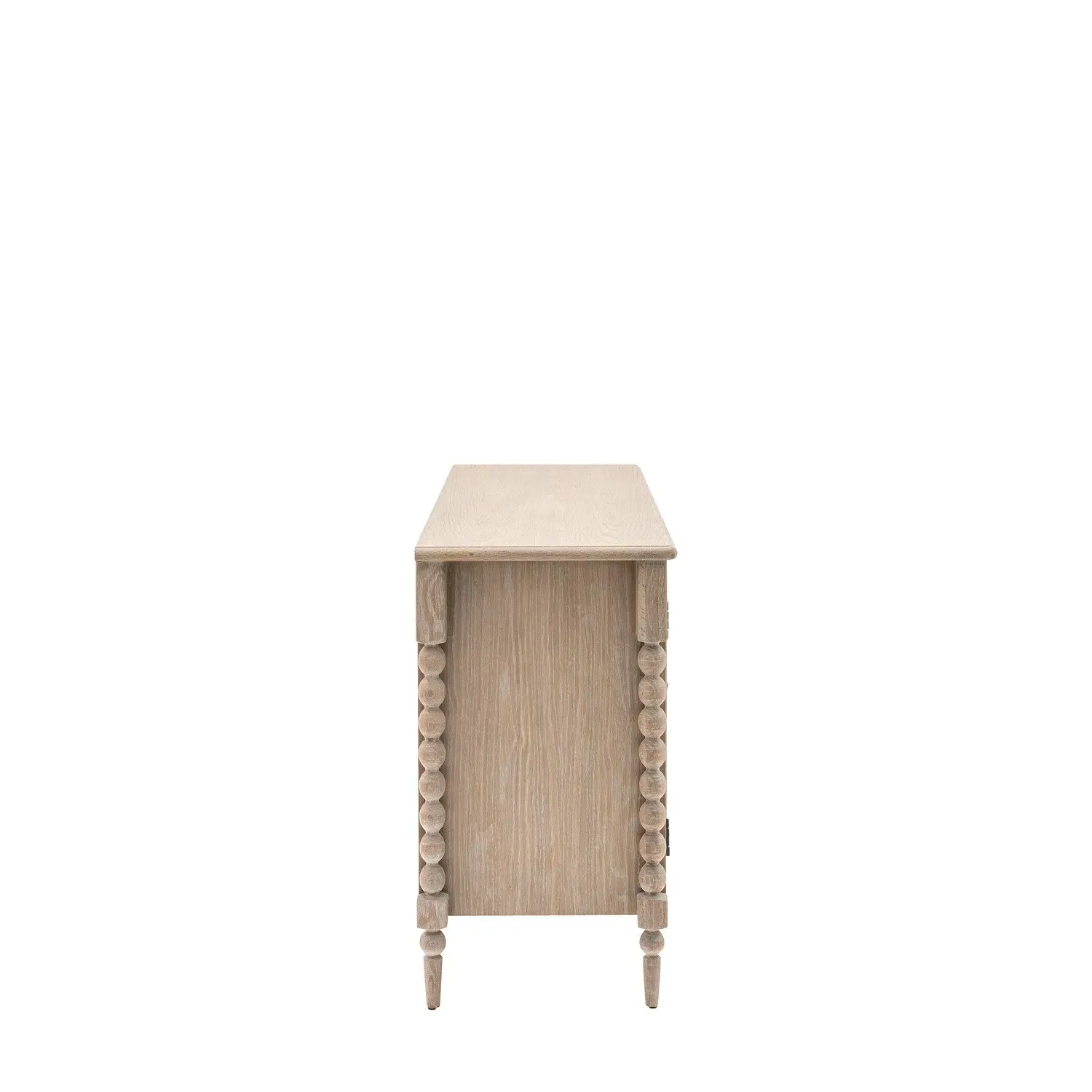 Oak Sideboard with Bobbin Detail - Brown, Oak