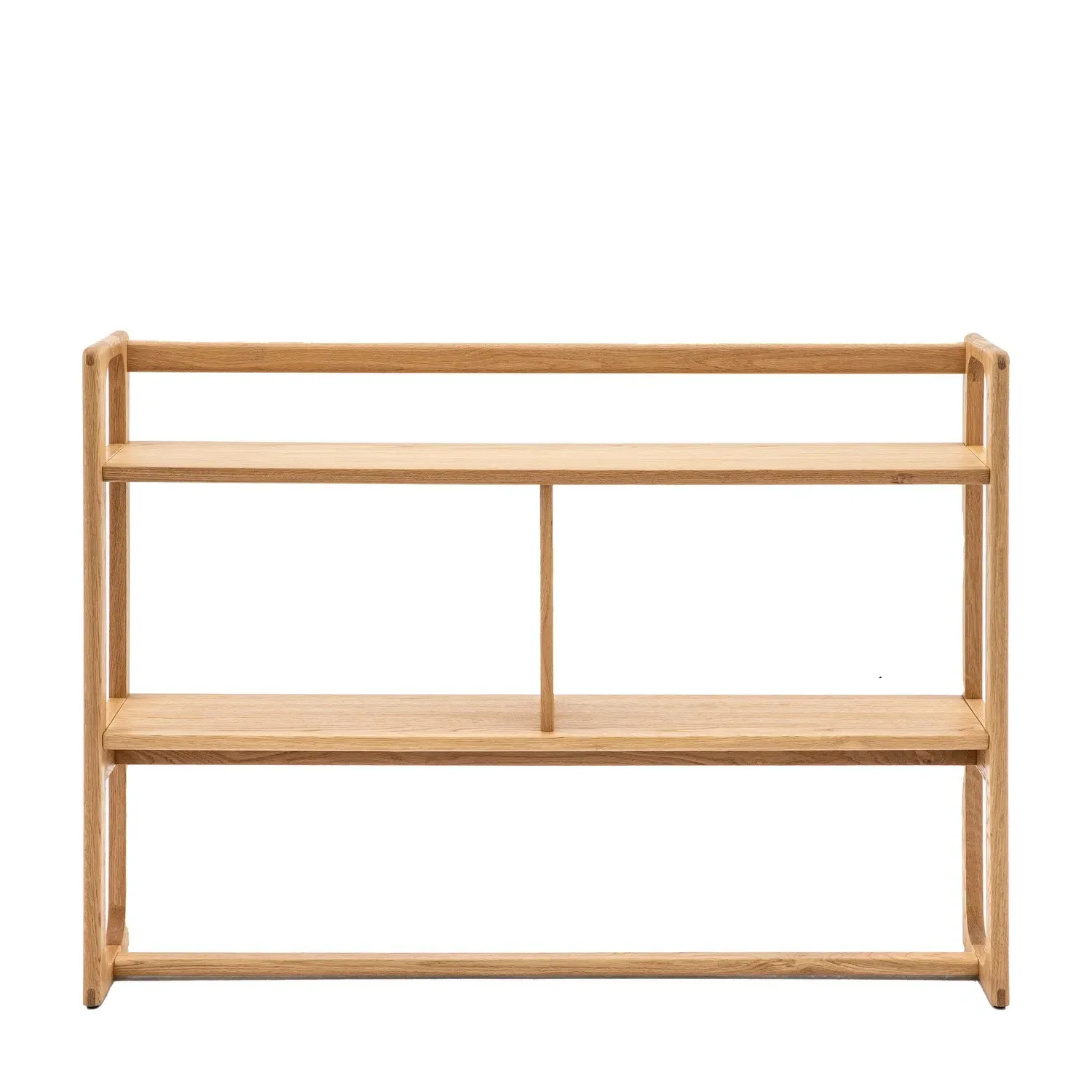 Open Bookcase Display Unit - Brown, Oak