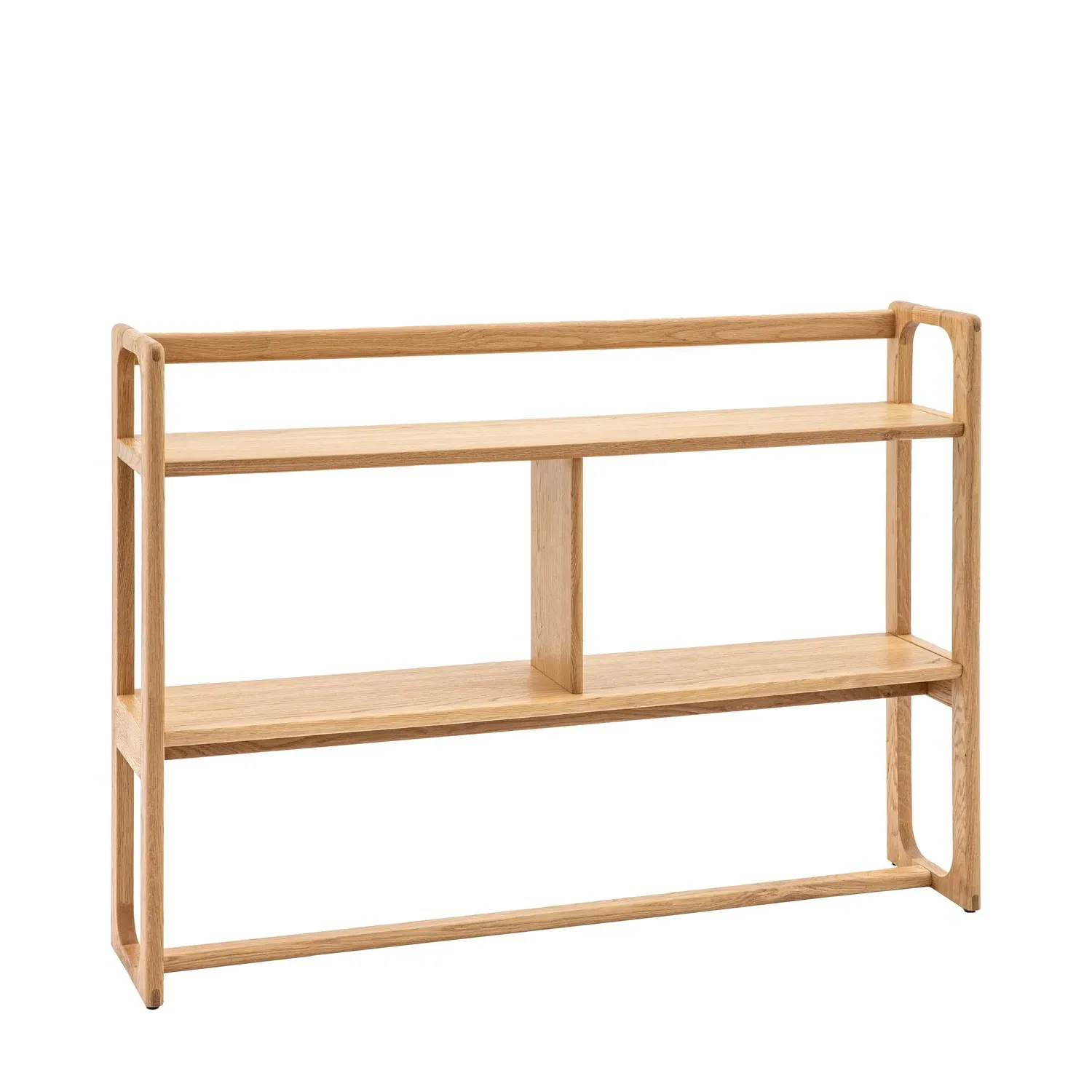 Open Bookcase Display Unit - Brown, Oak
