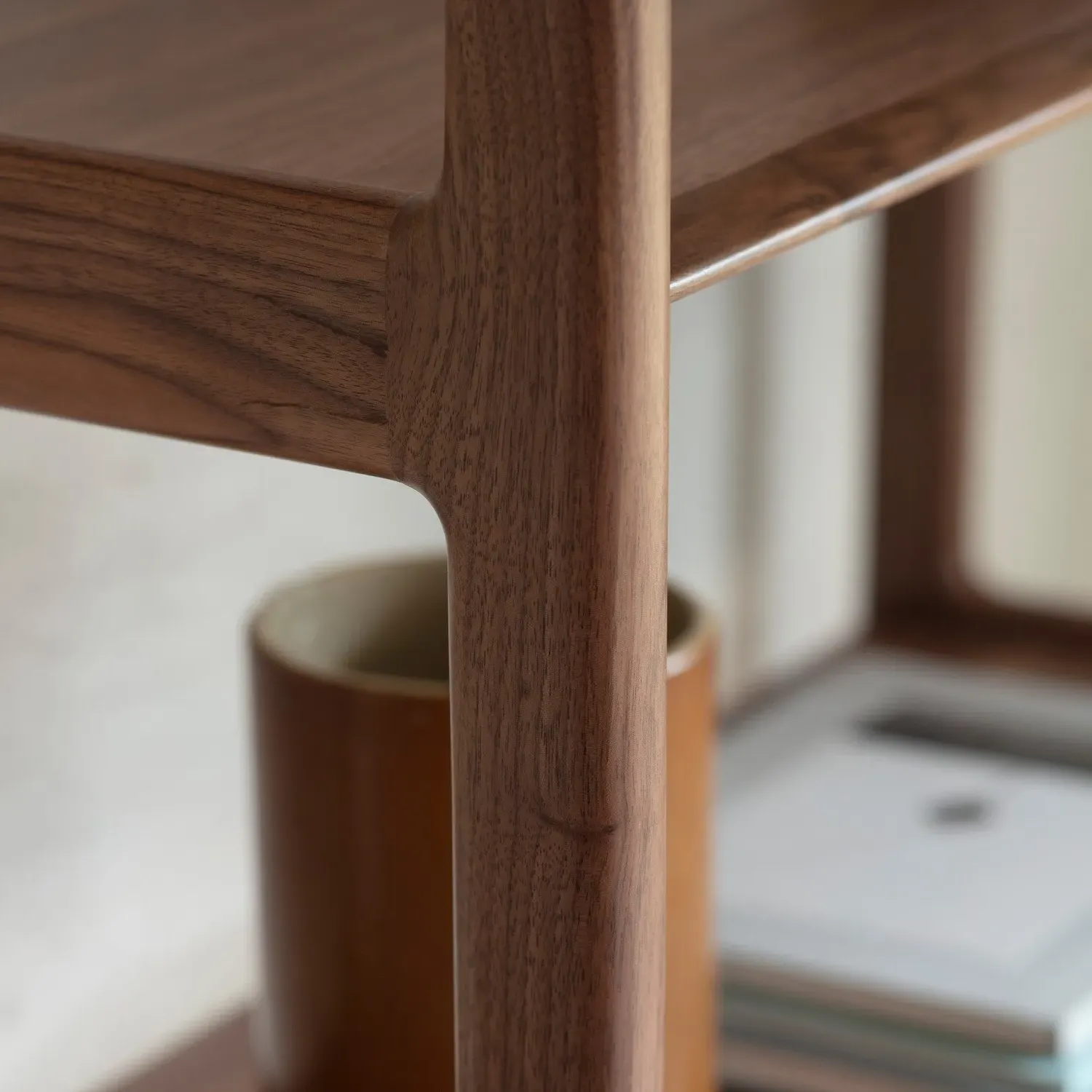 Open Display Bookcase - Brown, Walnut