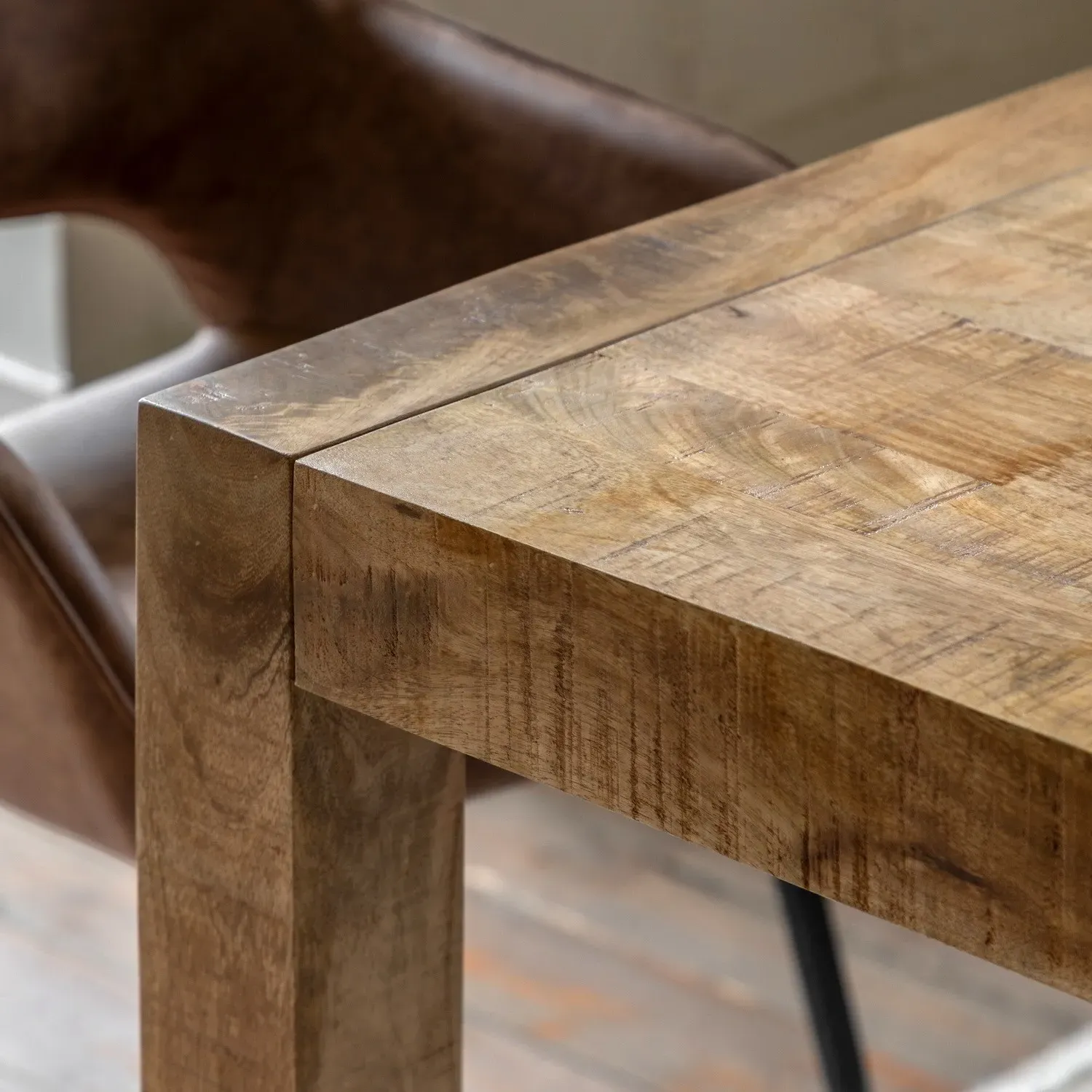 Rectangular Dining Table - Brown, Mango Wood