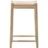 Rope Stool with Woven Seat - Natural, Oak