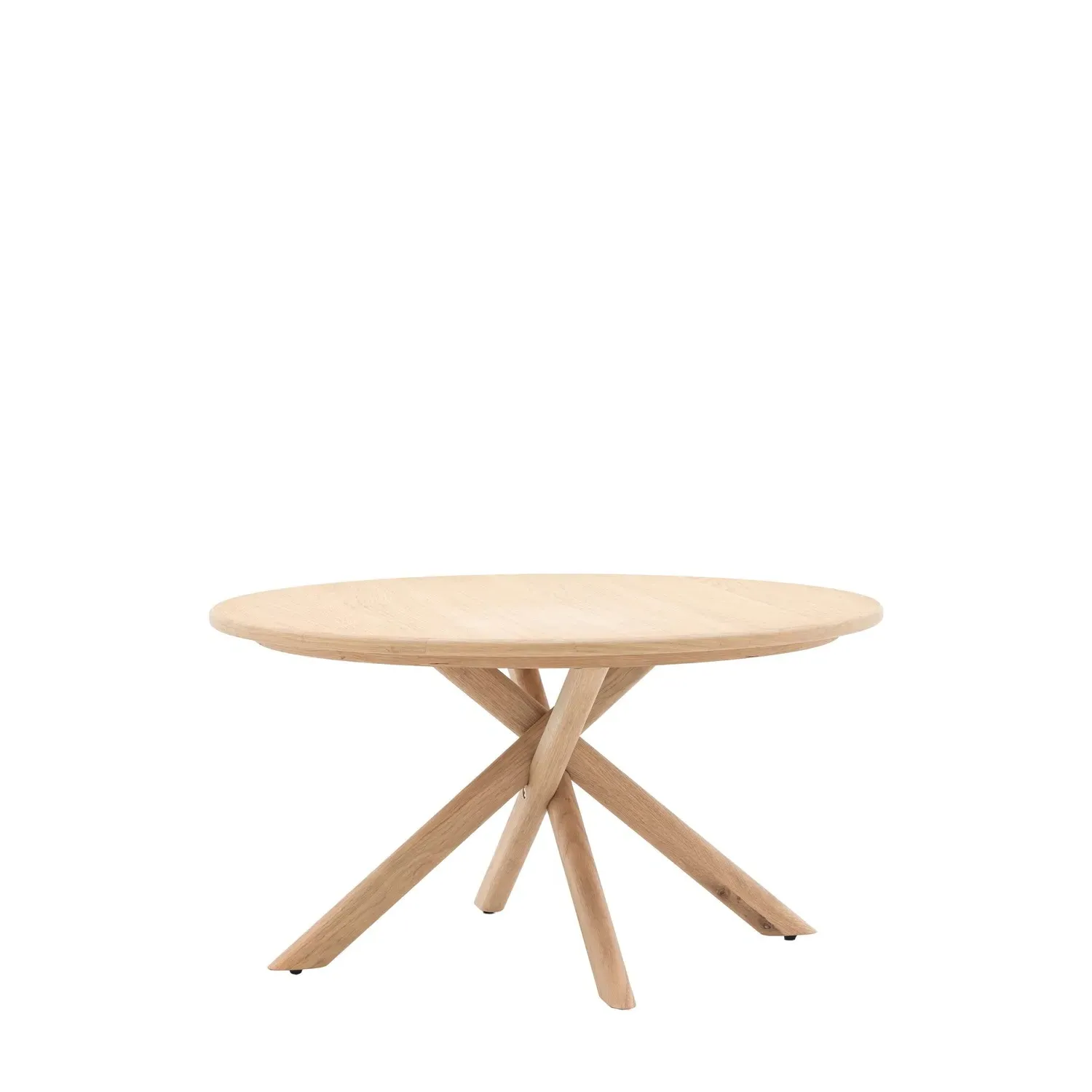 Round Coffee Table - Brown, Wood