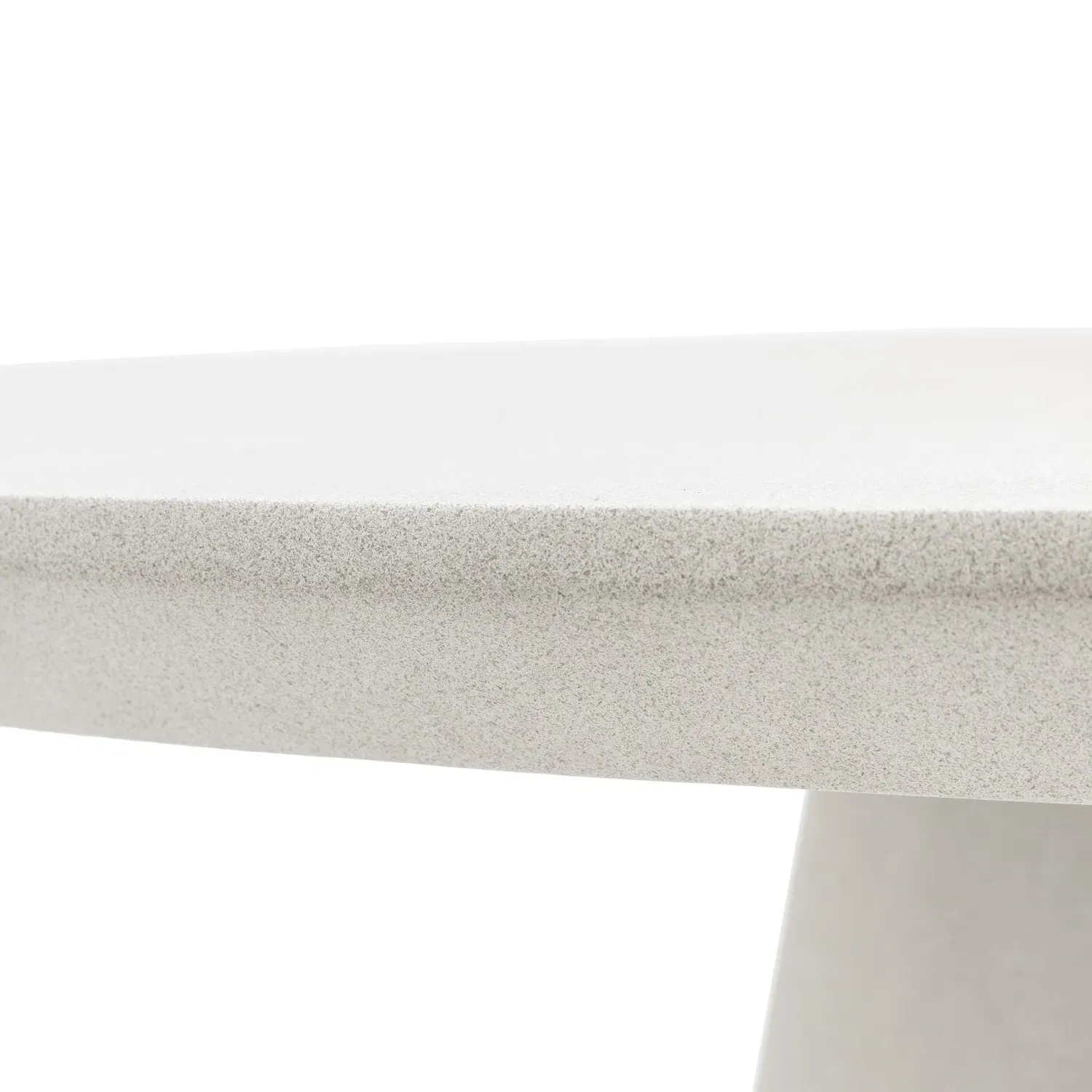 Round Dining Table Seats 4 - White, Concrete