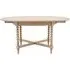 Round Extendable Dining Table - Brown, Oak