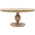 Round Extendable Dining Table - Brown, Pine
