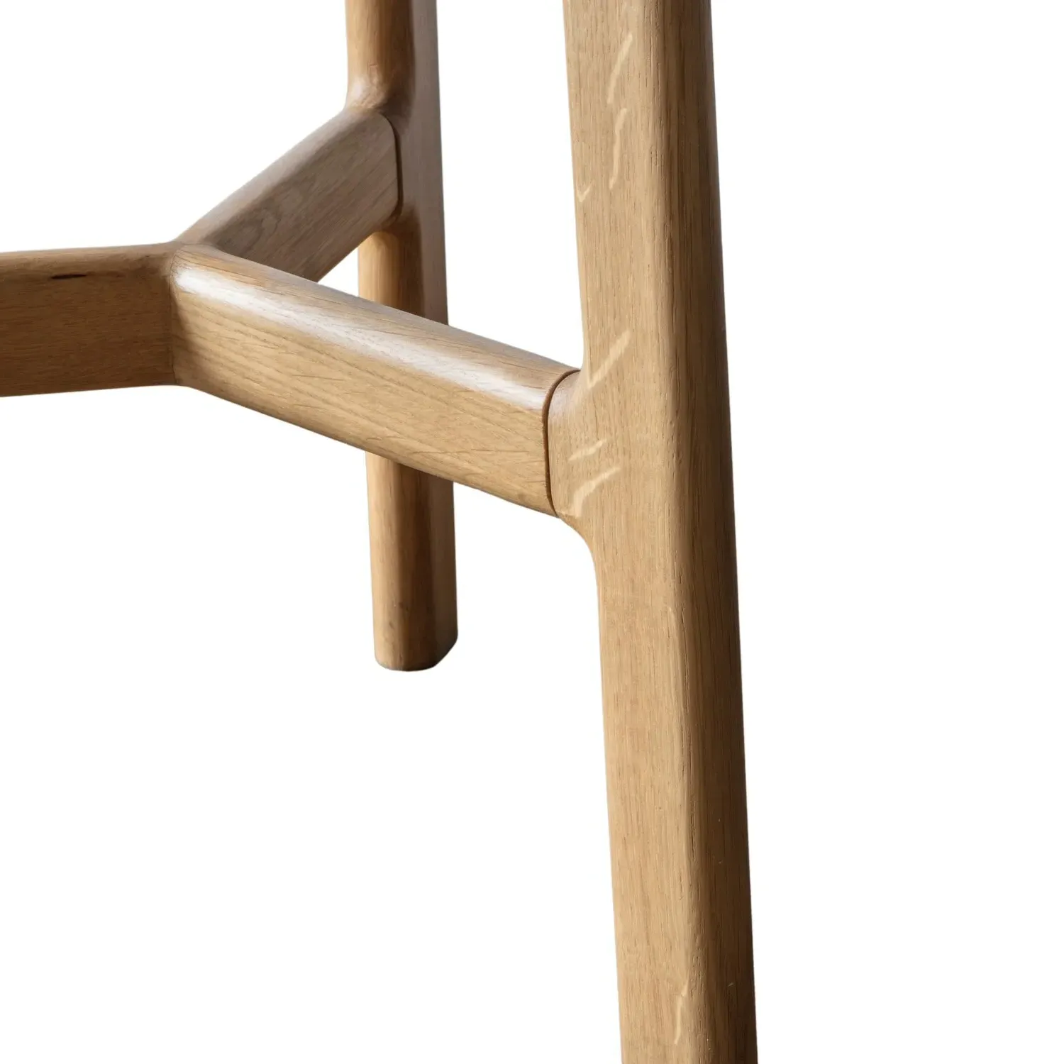 Round Side Table - Brown, Oak